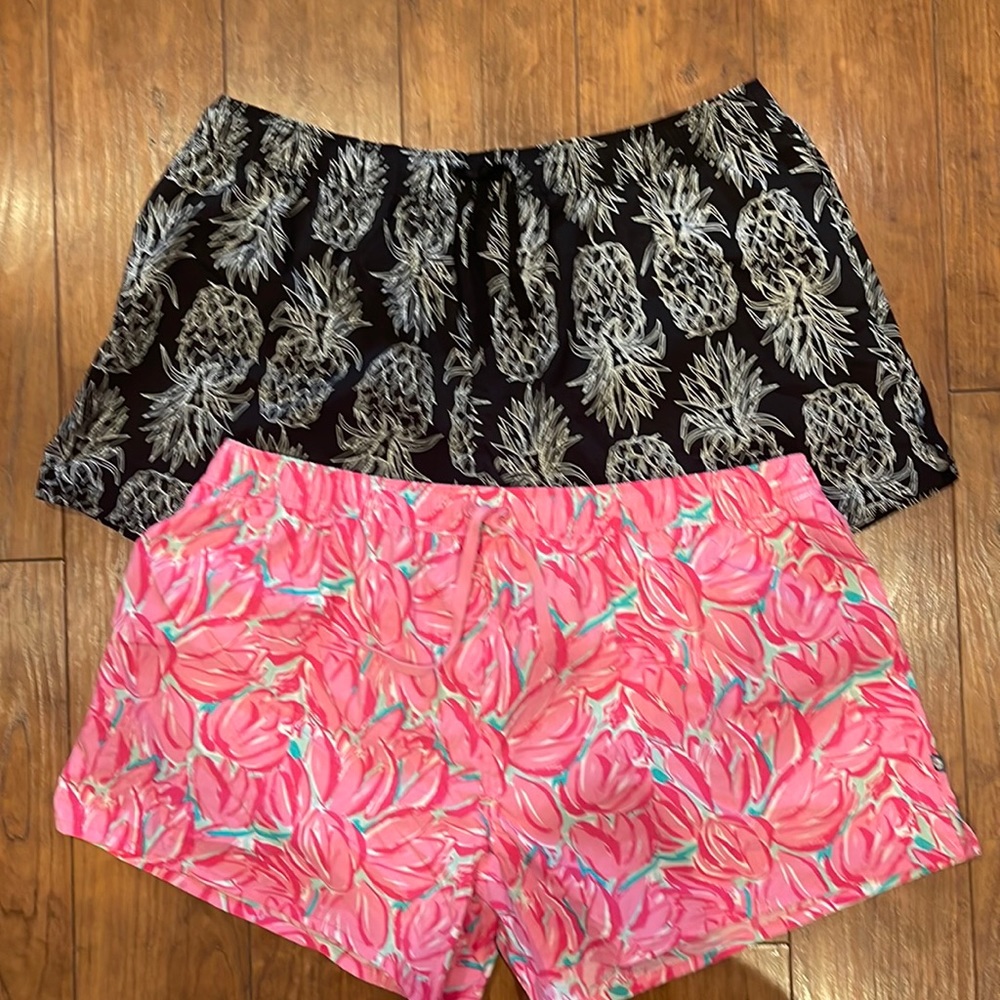 Lot of 2 Lauren James Athletic Shorts Size XL with pockets